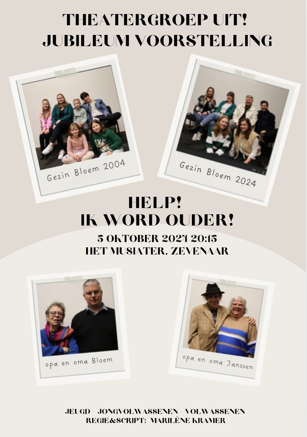 Help! ik wordt ouder poster